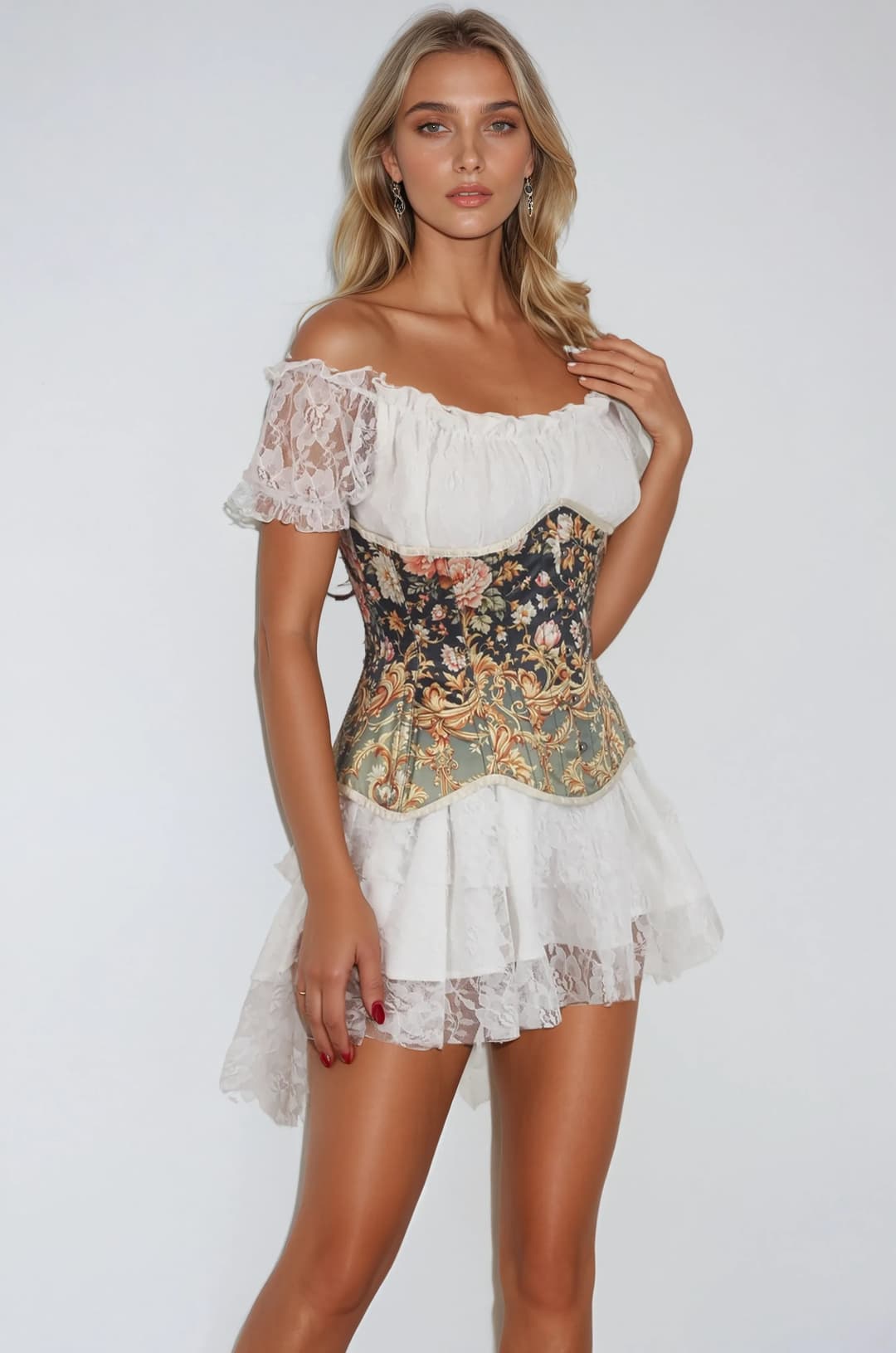 Brookelynn Madame Pompadour Curvy Underbust Corset