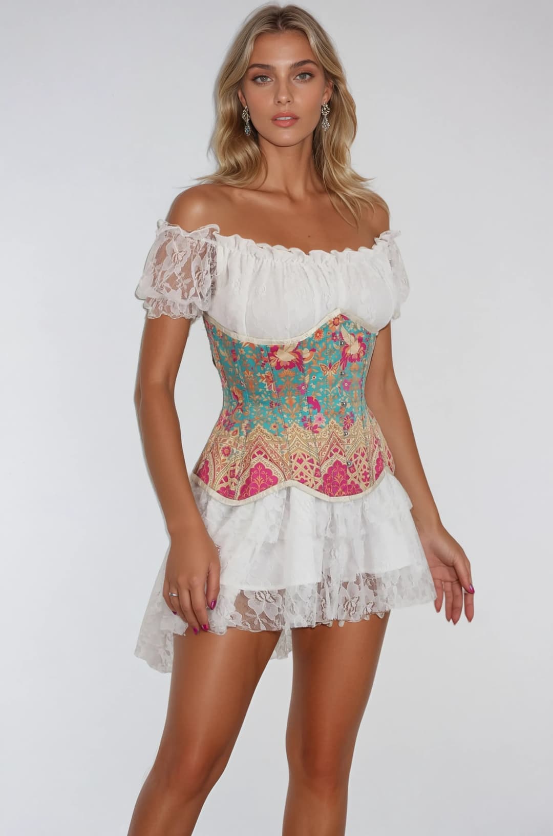 Roseanna Victorian Flutter Curvy Corset