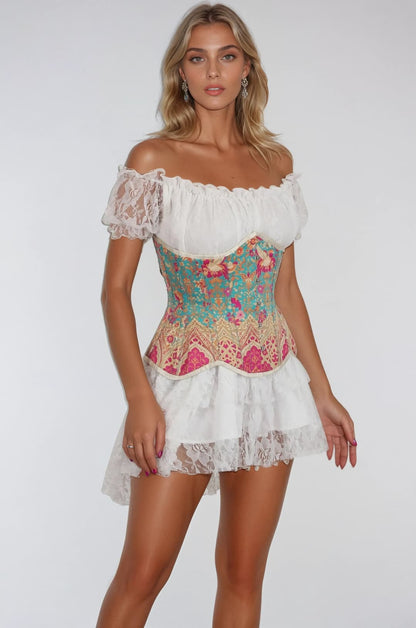 Roseanna Victorian Flutter Curvy Corset