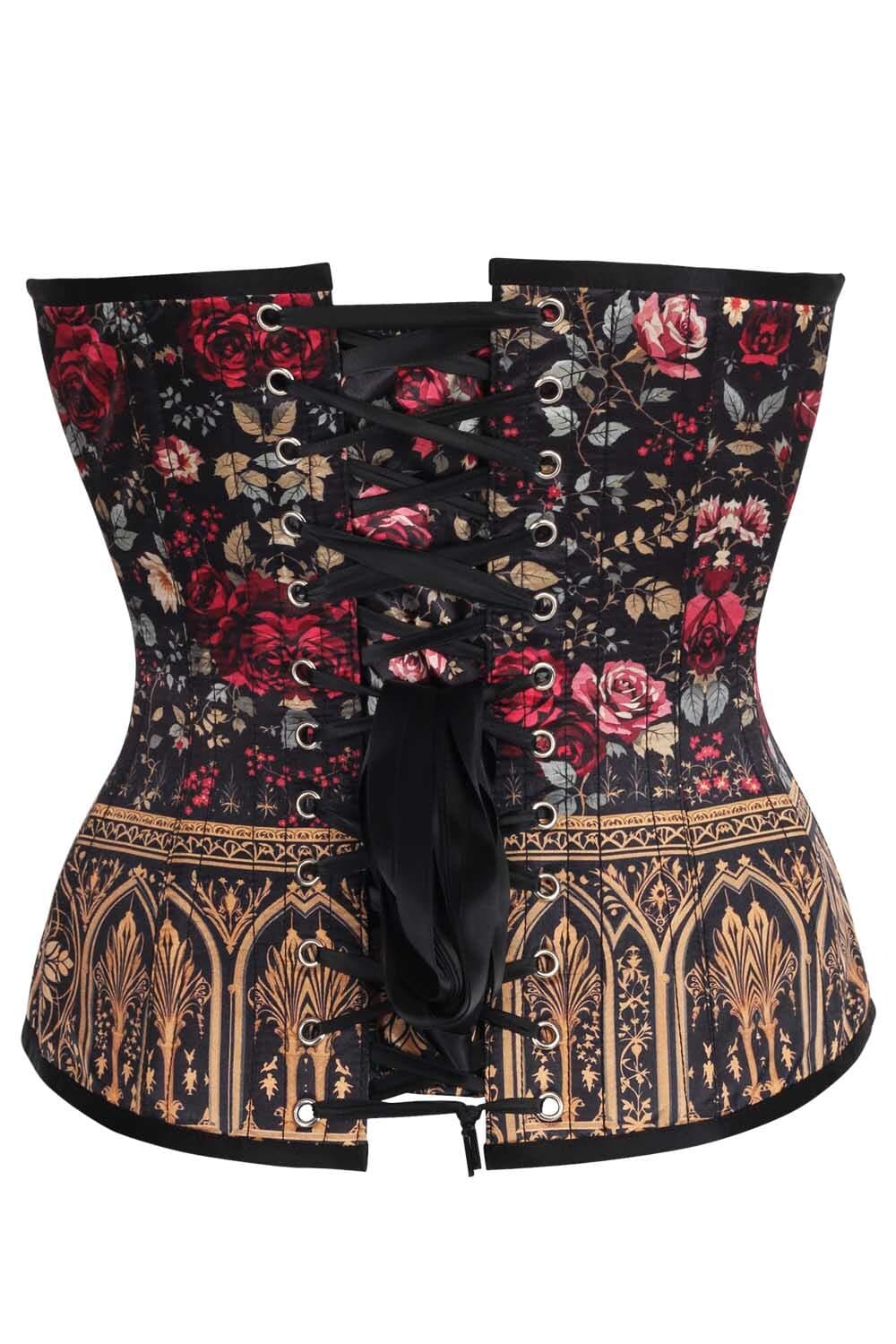 Marylea Floral Blooms Overbust Corset