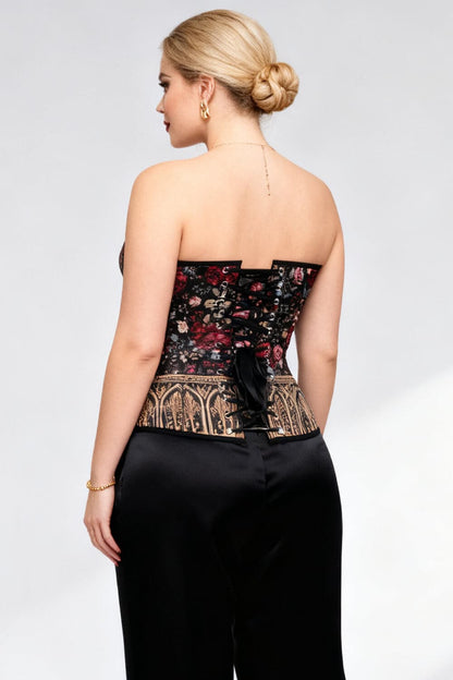 Marylea Floral Blooms Overbust Corset