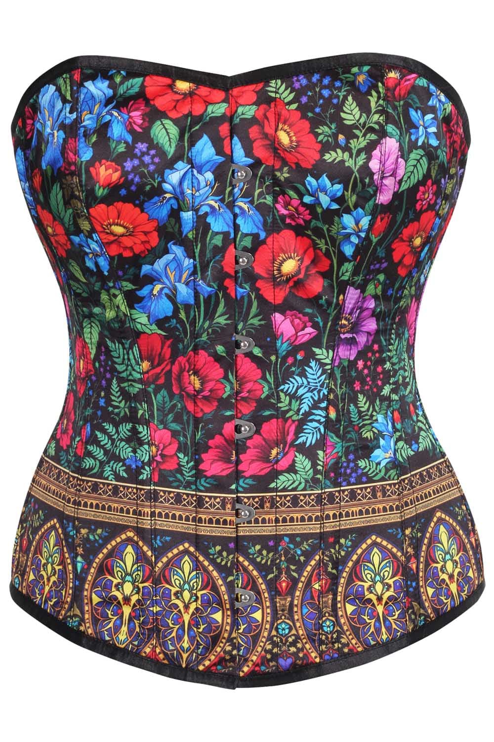 Jalynn Midnight Gothic Floral Corset