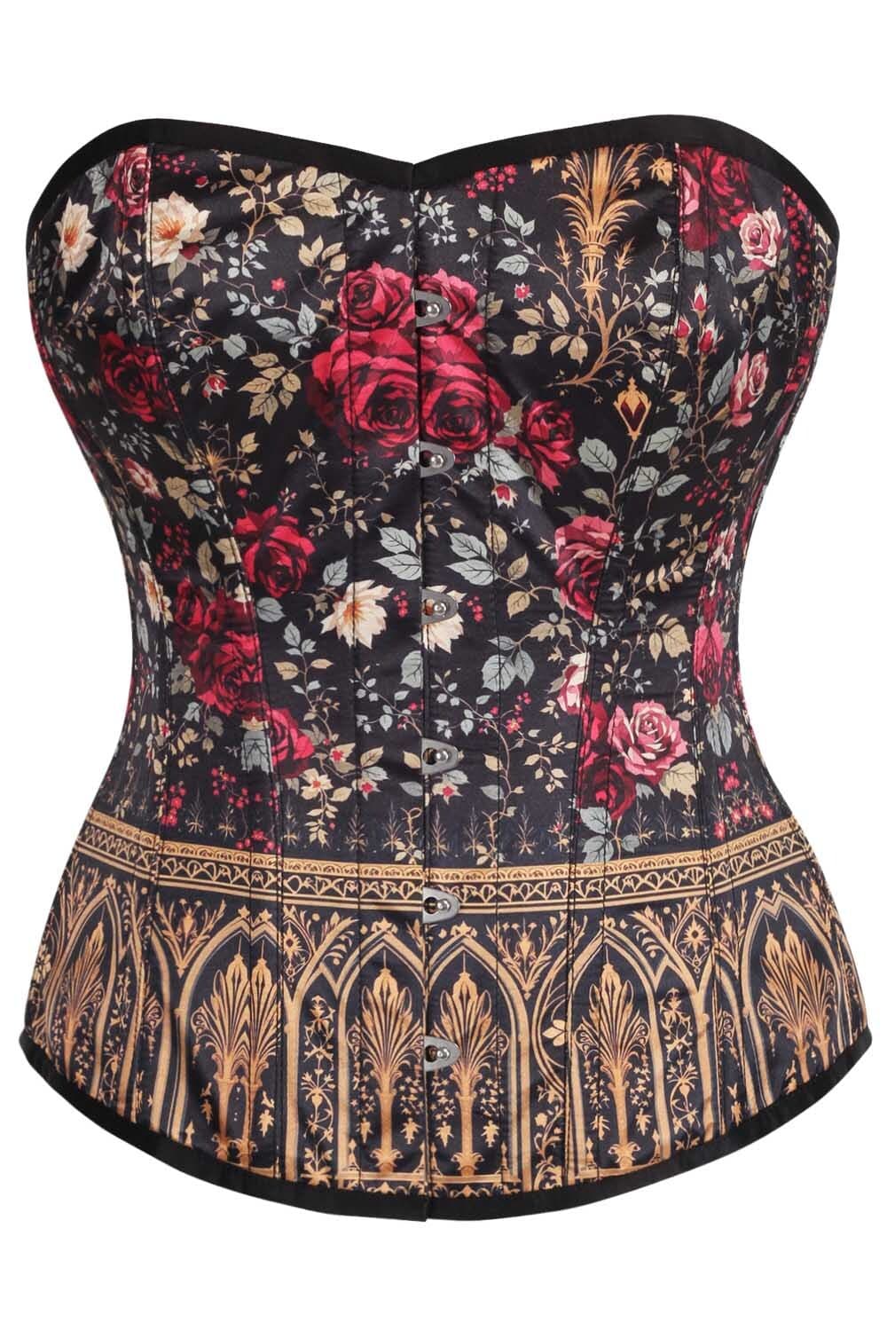 Marylea Floral Blooms Overbust Corset