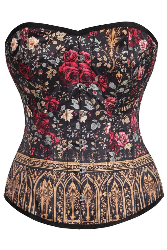 Marylea Floral Blooms Overbust Corset