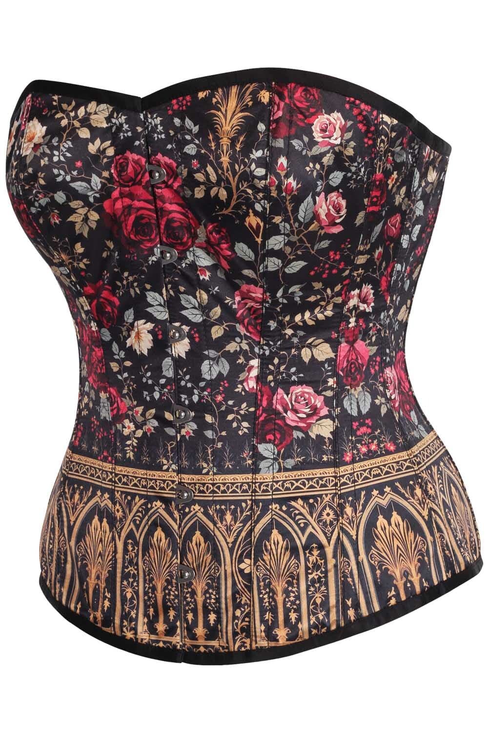Marylea Floral Blooms Overbust Corset