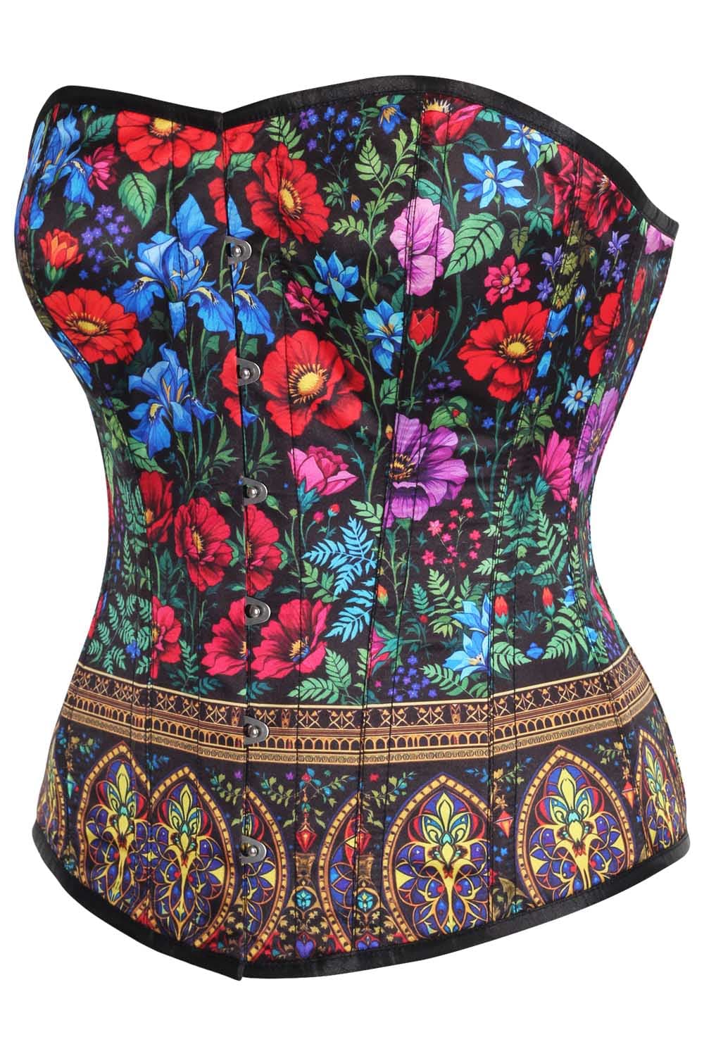 Jalynn Midnight Gothic Floral Corset