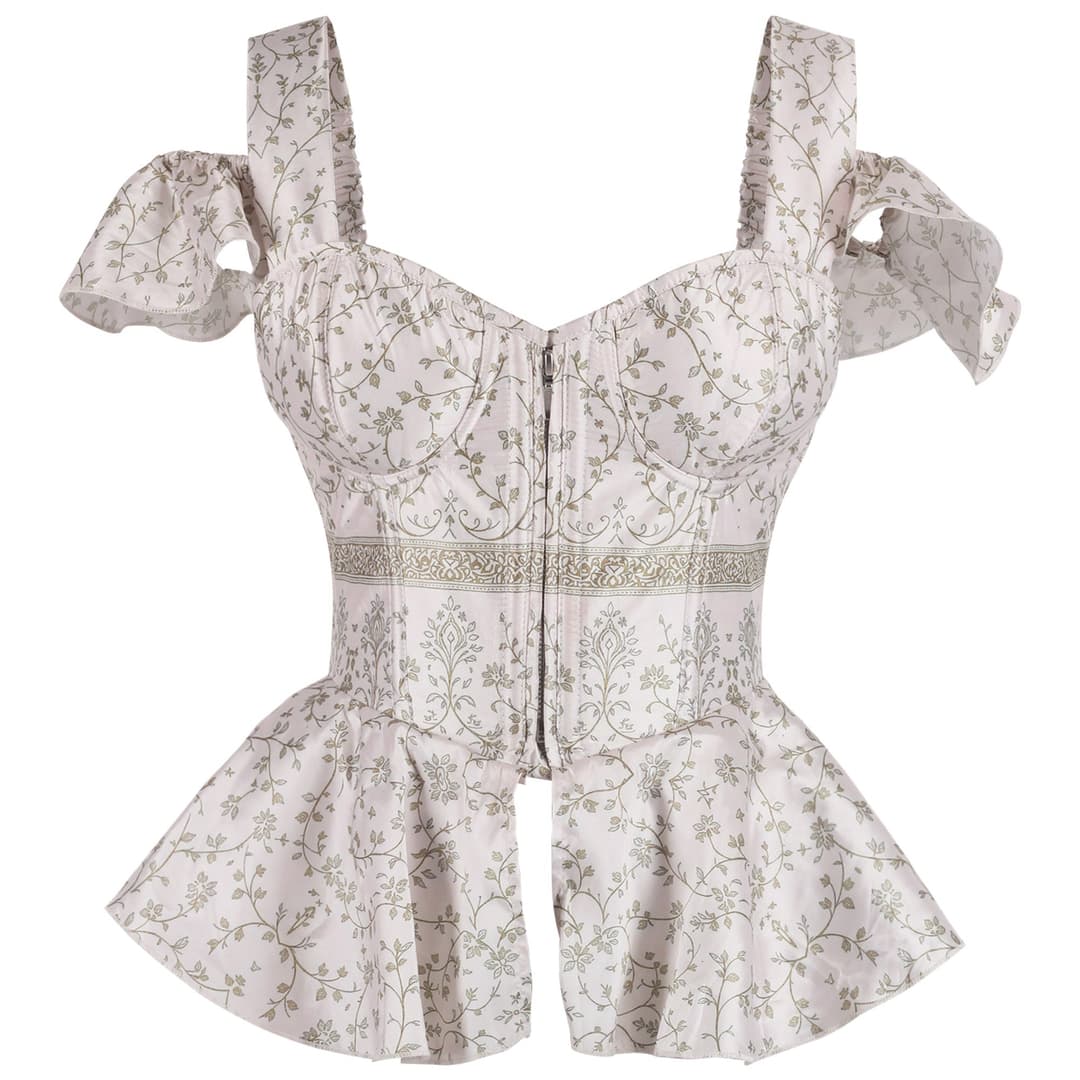 Wrenna Elan Luxe Ivory Vine Corset