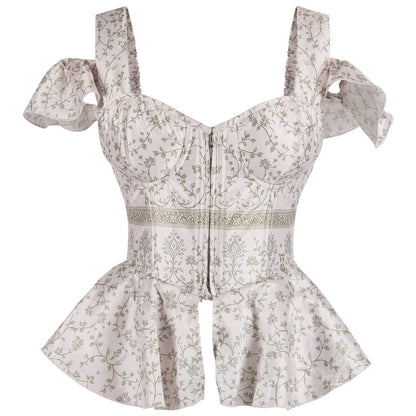 Wrenna Elan Luxe Ivory Vine Corset