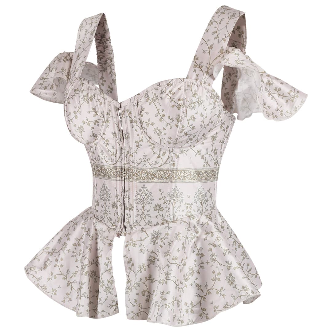 Wrenna Elan Luxe Ivory Vine Corset