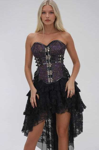 Manya Overbust Waist Trainer Gothic Corset