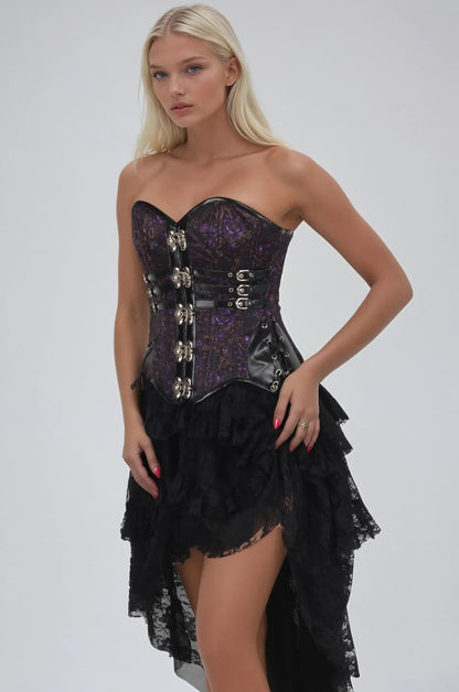 Manya Overbust Waist Trainer Gothic Corset