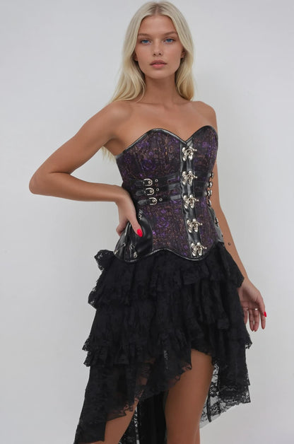 Manya Overbust Waist Trainer Gothic Corset