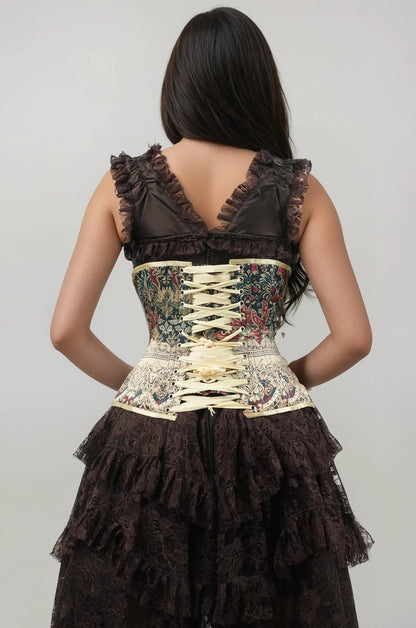 Ashlee Floral Victorian Curvy Underbust Corset