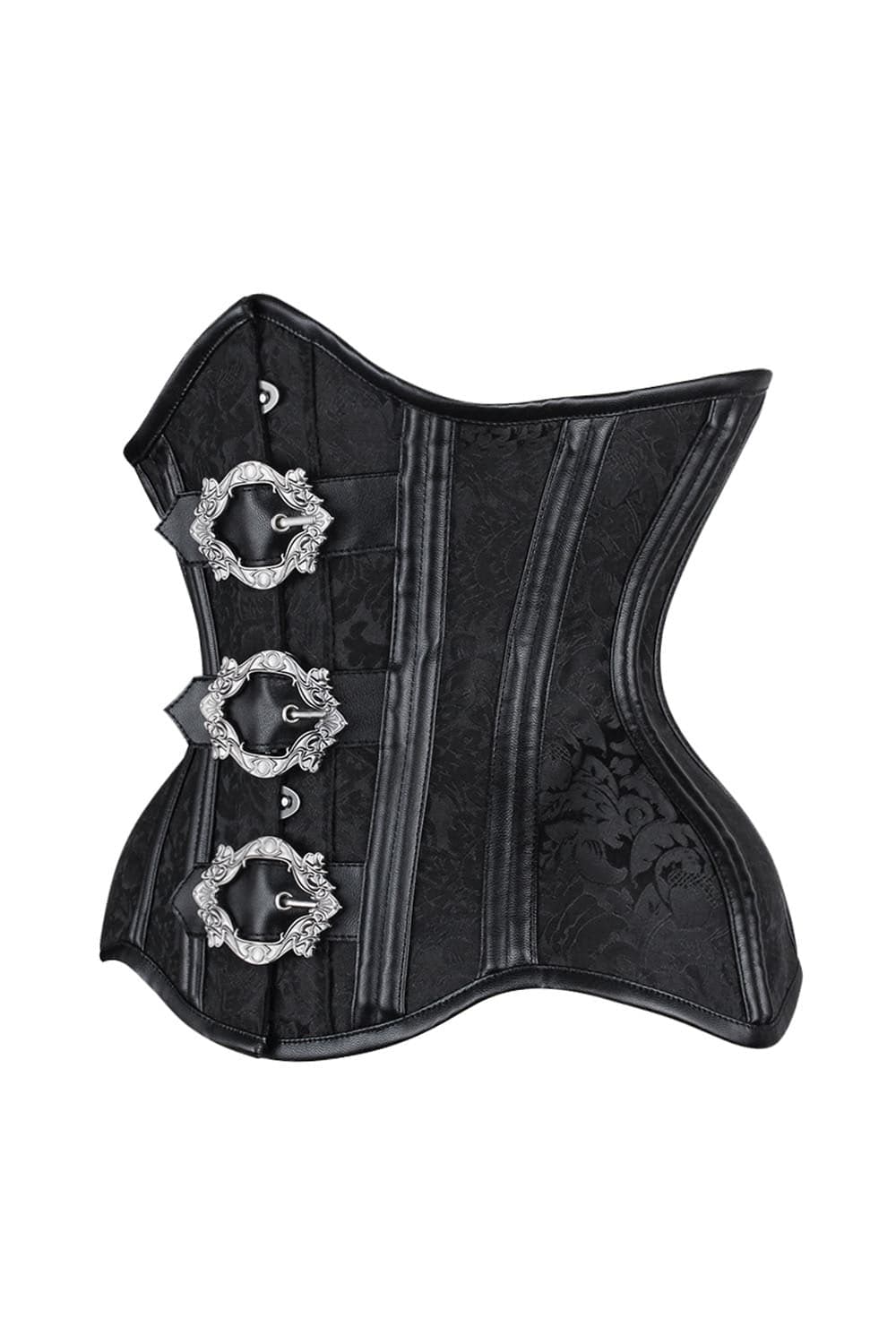 Midnight Black Zaylee Waist Training Underbust Corset